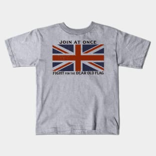 Join At Once - Fight For The Dear Old Flag Kids T-Shirt